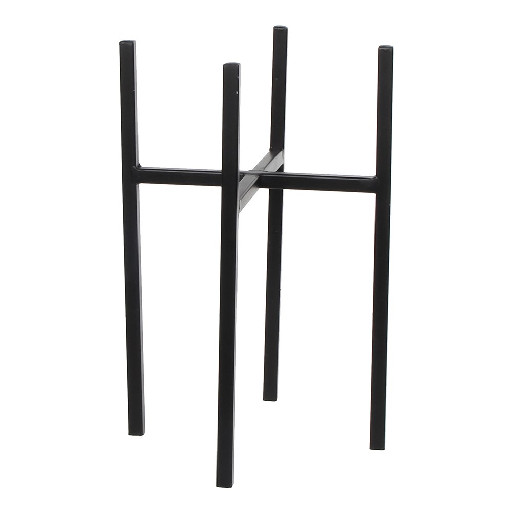Black plant pot stand