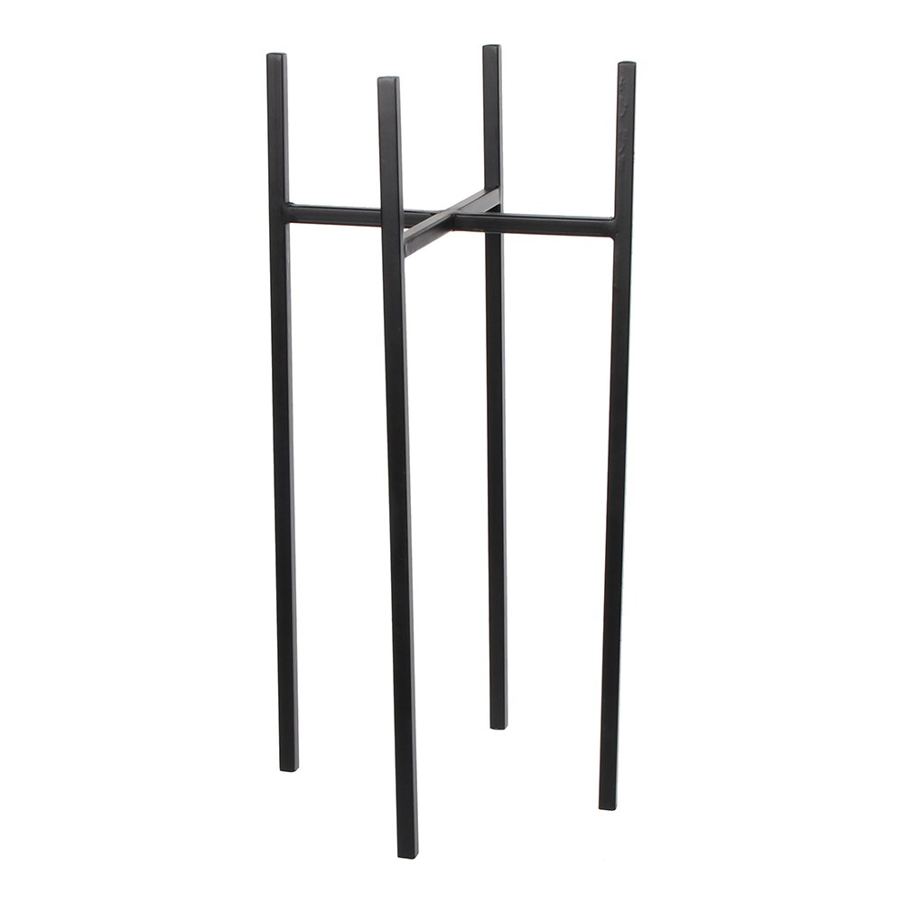 Black plant pot stand