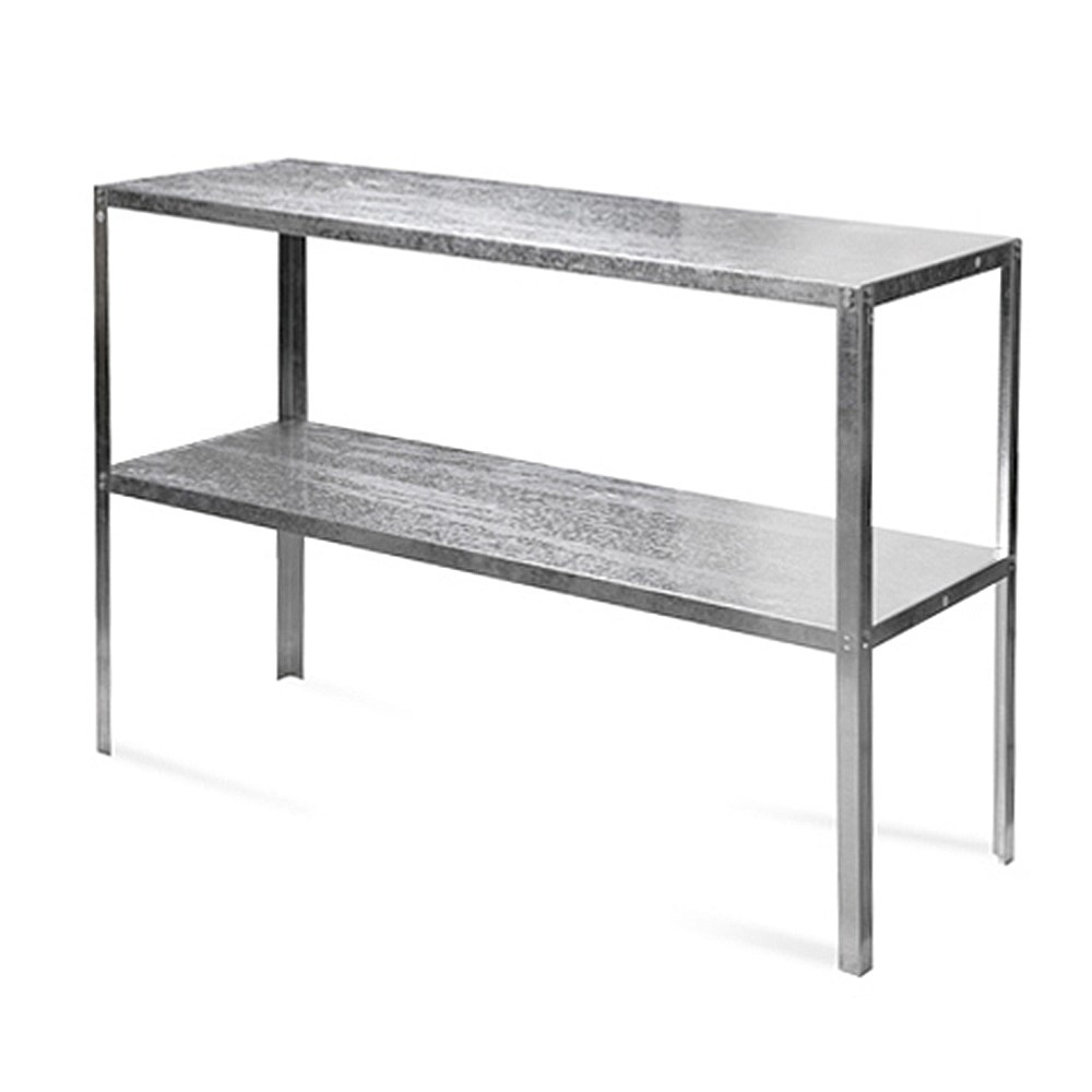 Essential 2 tier greenhouse staging - silver
