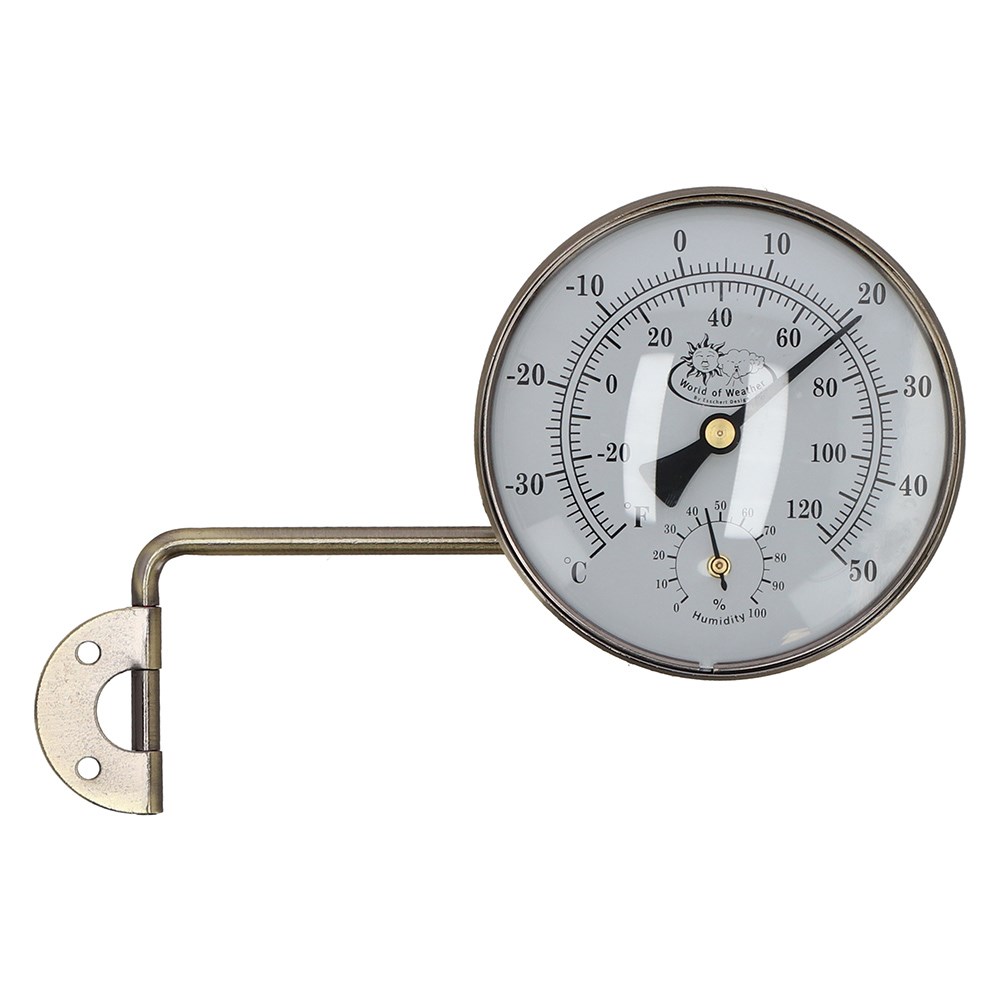 Window frame thermometer