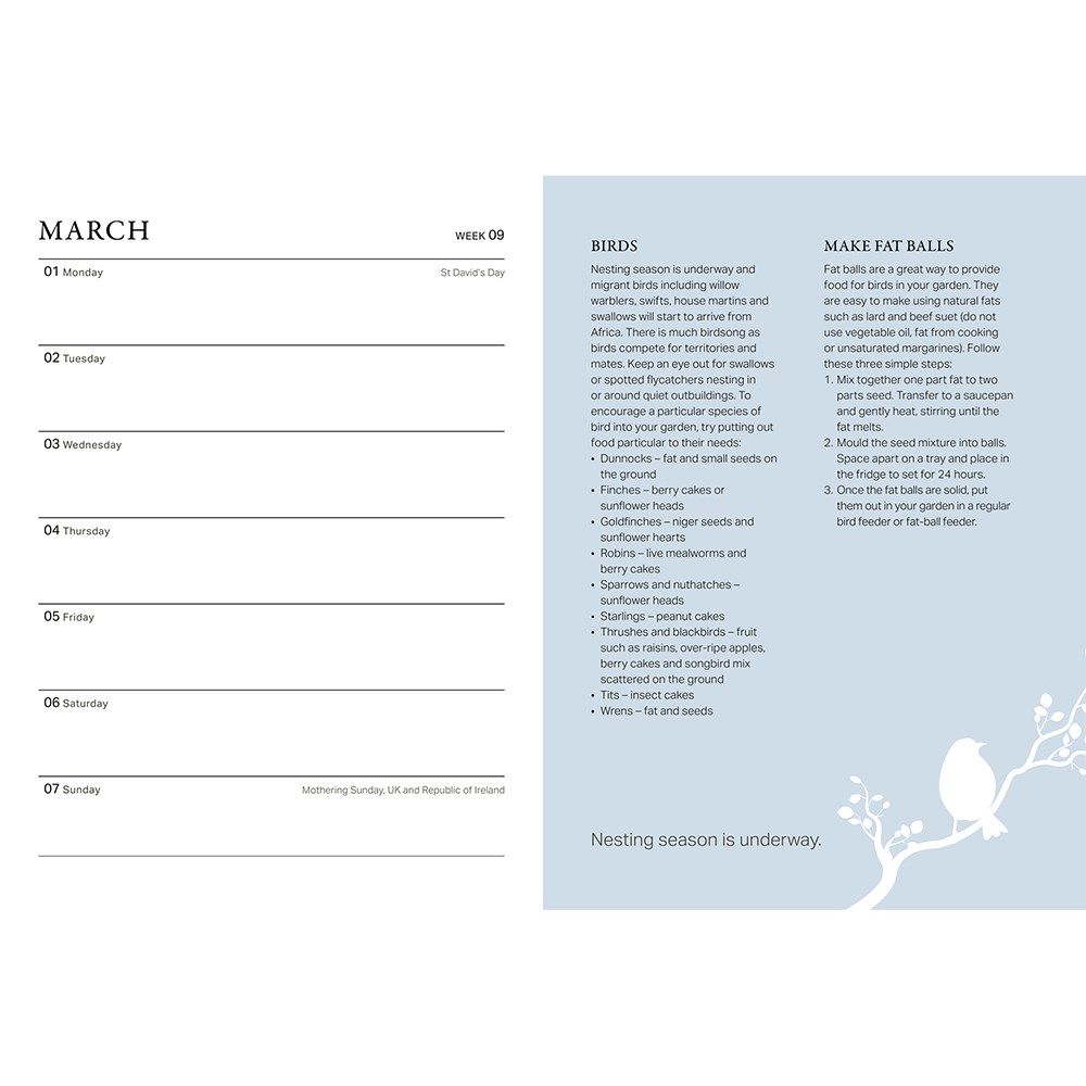 RHS wild in the garden diary 2027