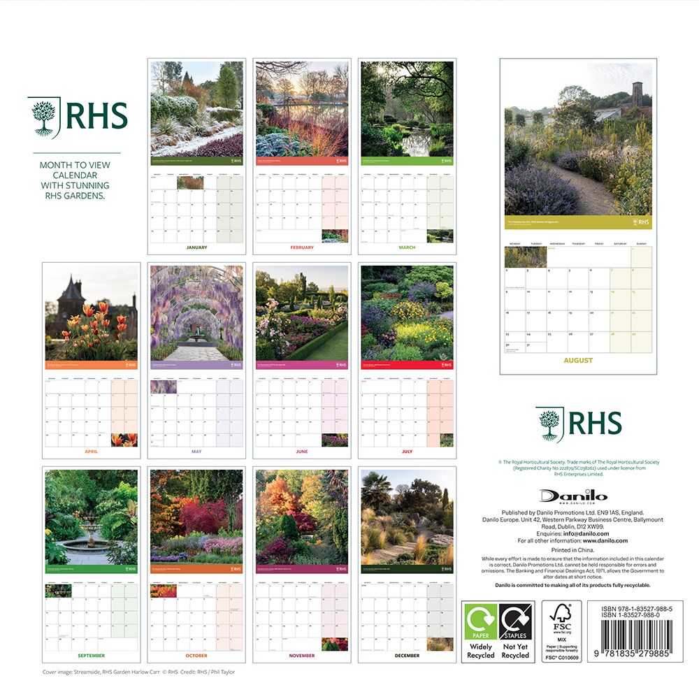 RHS 2027 square calendar