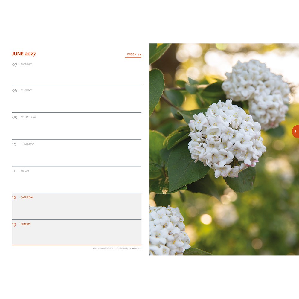 RHS 2027 A5 diary