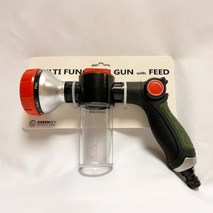 Multi function hose gun for feed