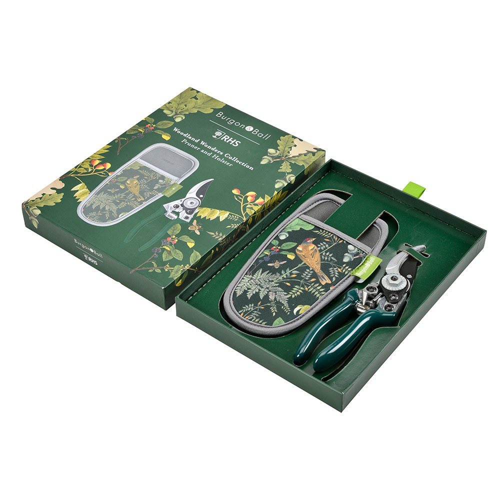 RHS woodland wonders pruner and holster gift box