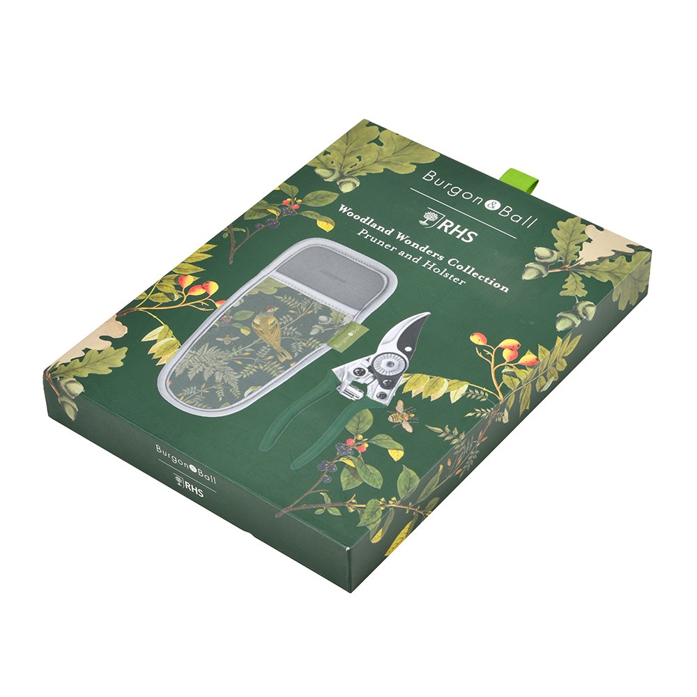 RHS woodland wonders pruner and holster gift box