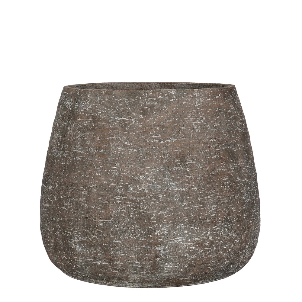 Extra large rustic plant pot - brown