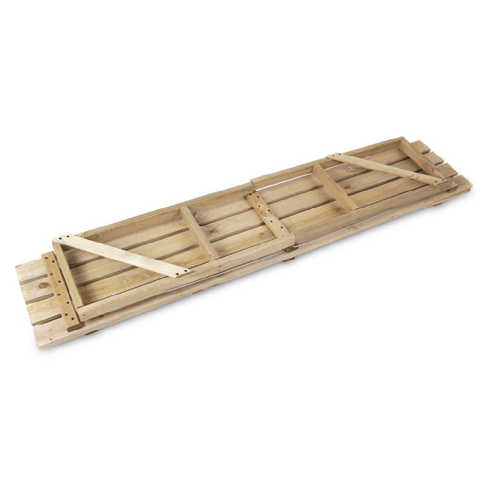 Wooden greenhouse staging 2 tier - long 