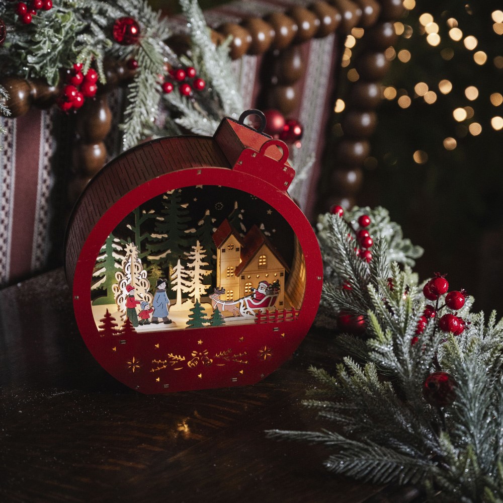 Light up village scene