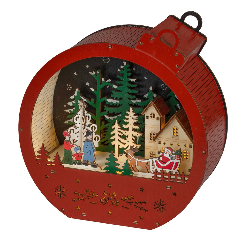 Light up village scene