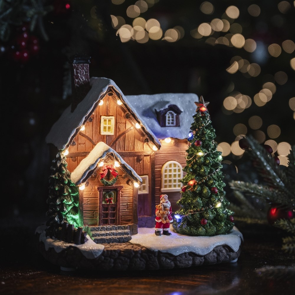 Light up winter scene