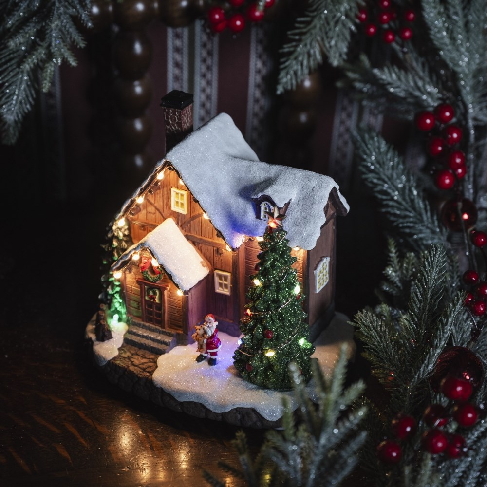 Light up winter scene