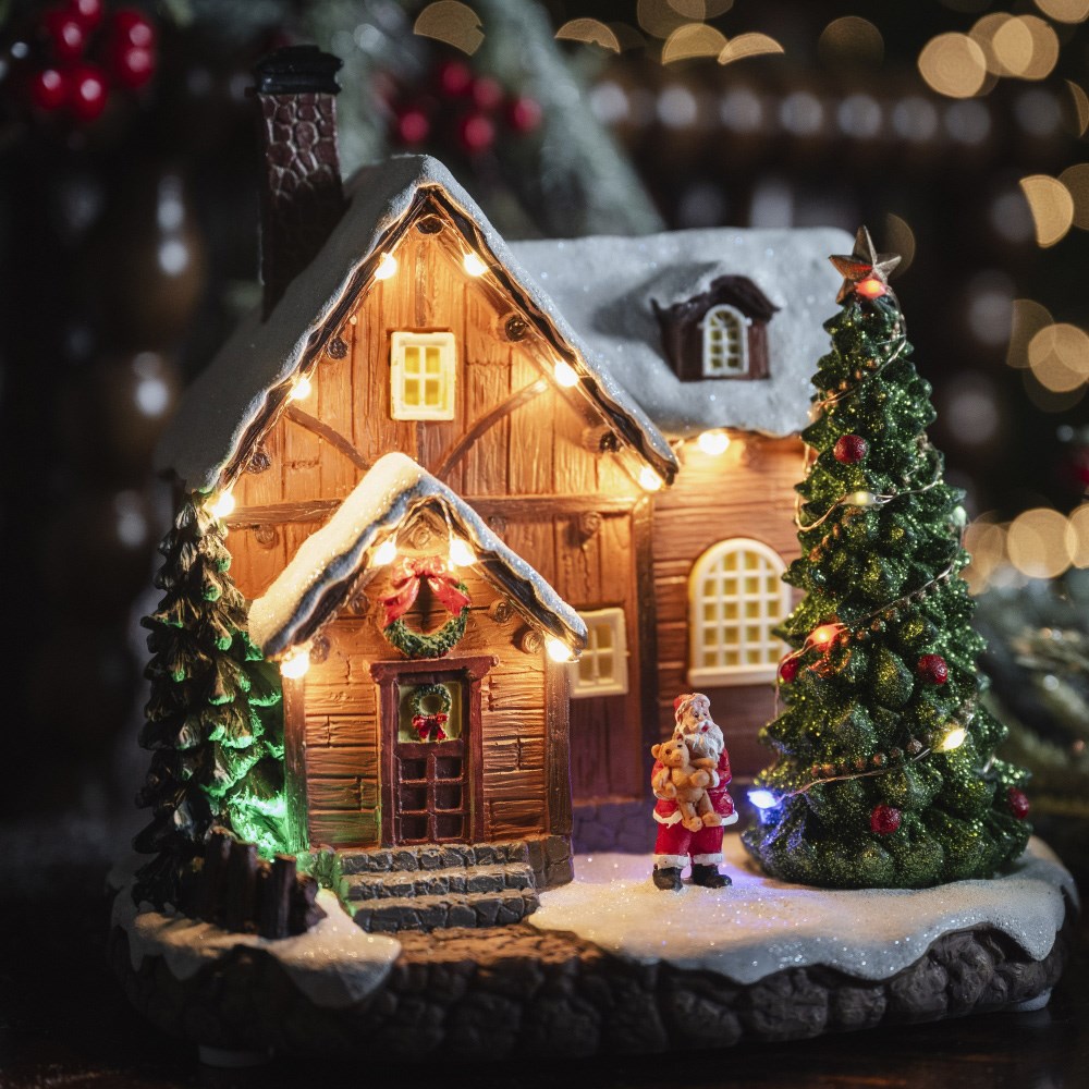 Light up winter scene