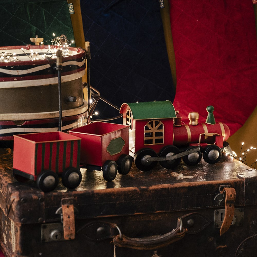 Metal Christmas train