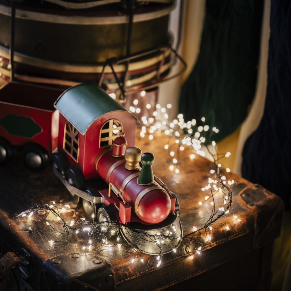 Metal Christmas train