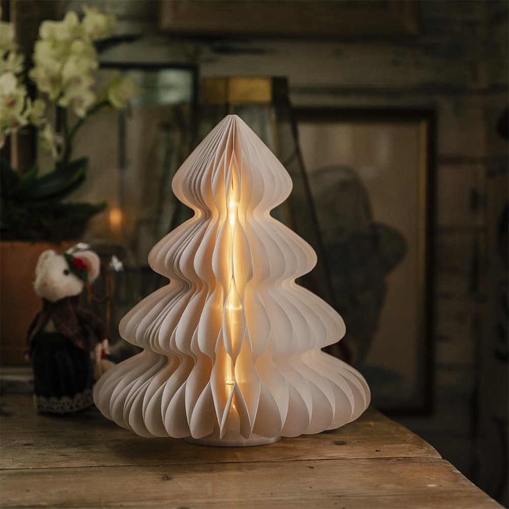 Light up paper tree