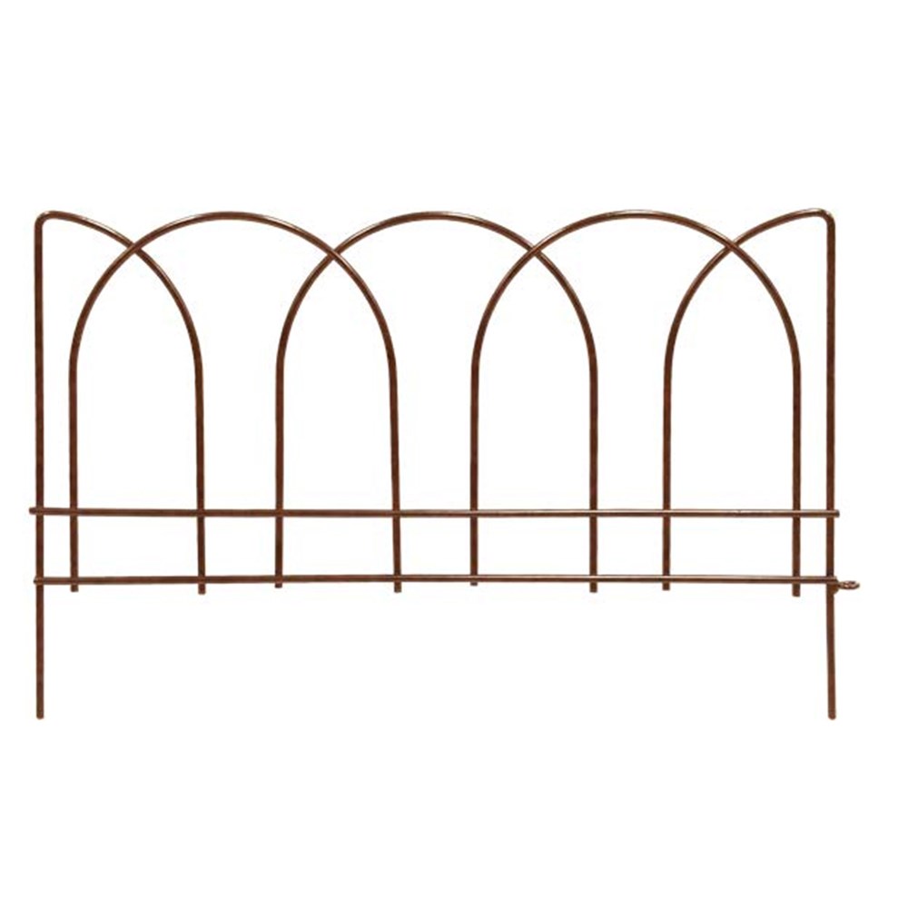 Hoop edging panel - rust