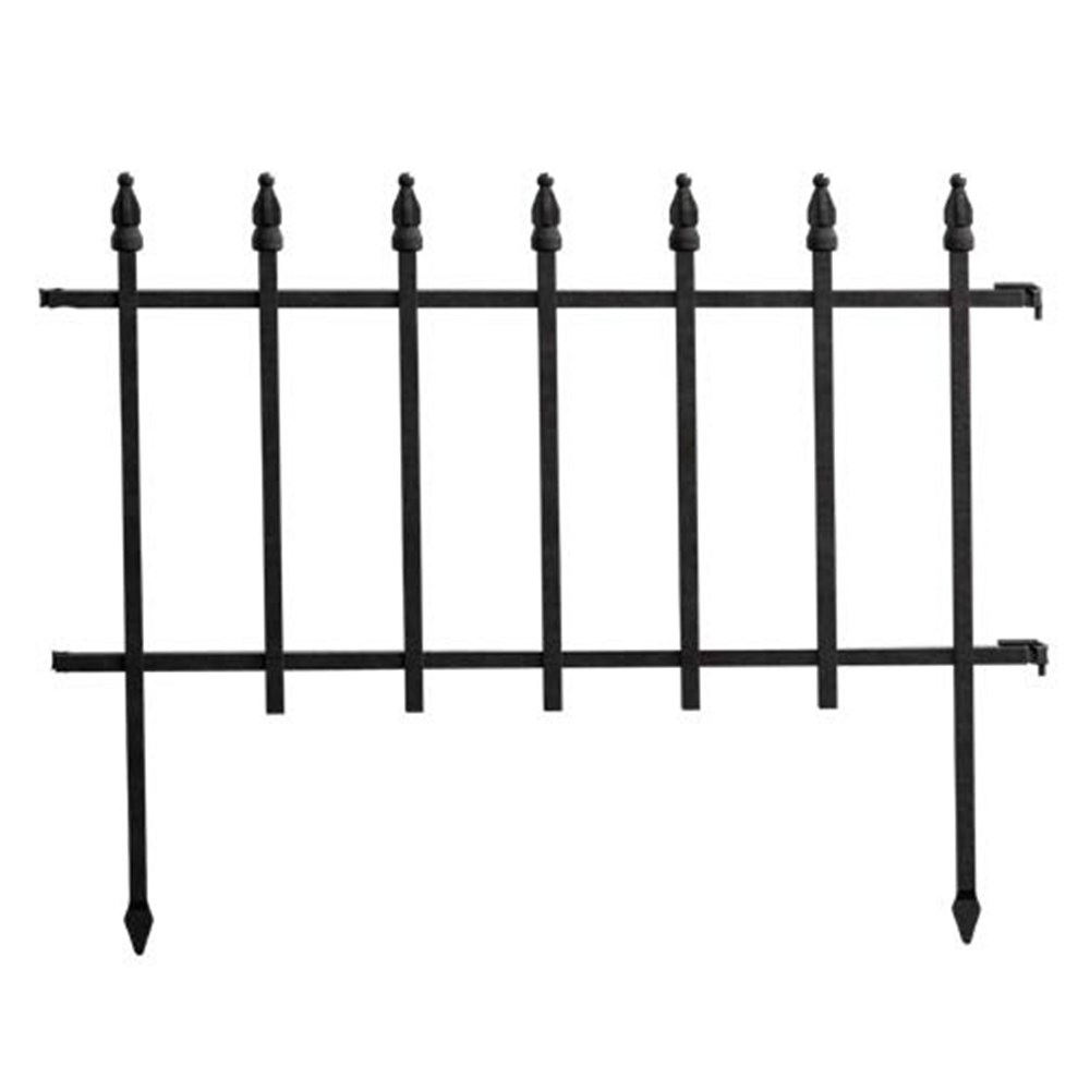 Finial border edge panel - black 