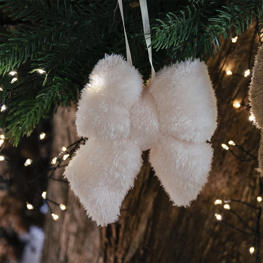 Faux fur bow