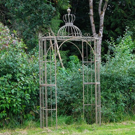 Windsor antique garden arch - blue rust
