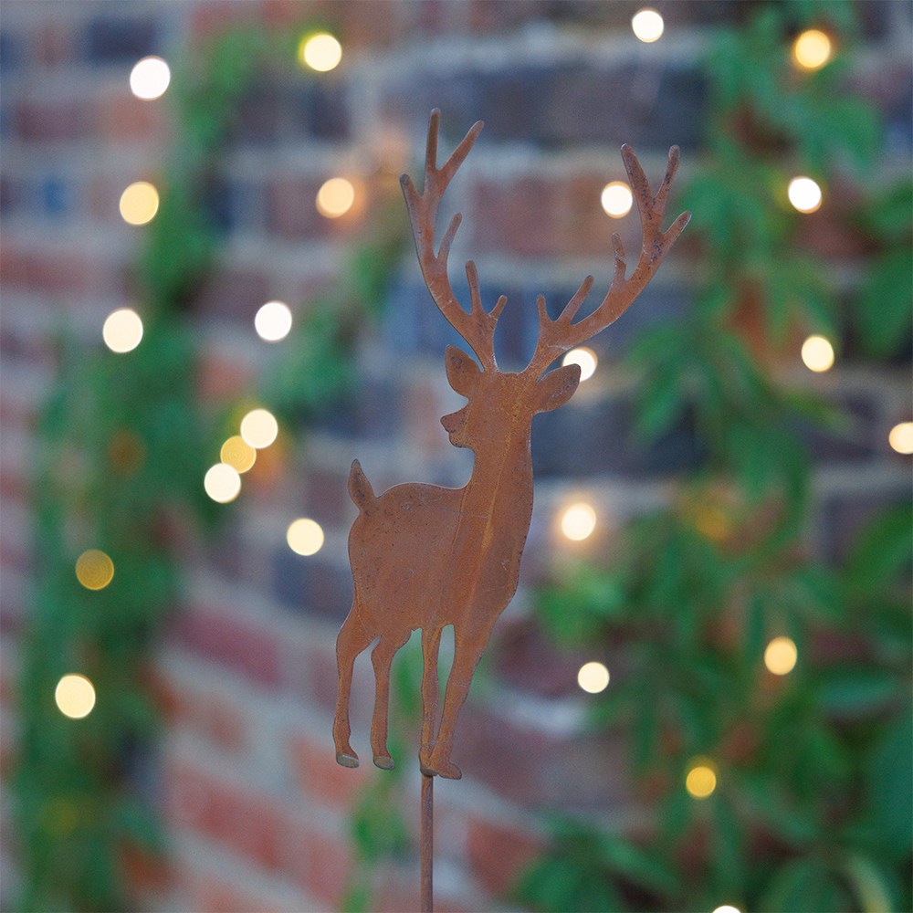 Rusty deer stake