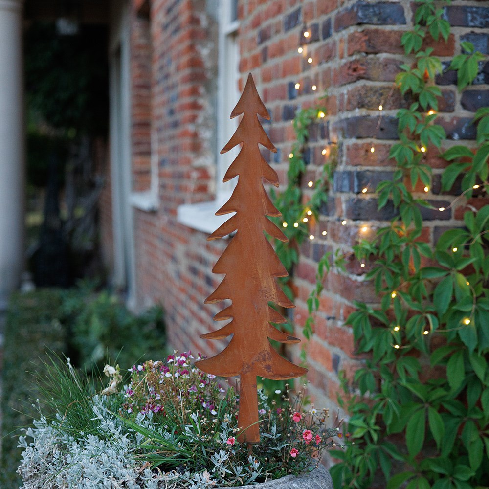 Rusty tree stake