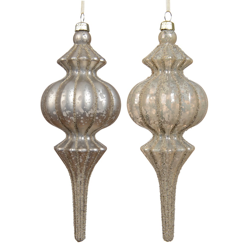 Vintage shaped bauble - matt