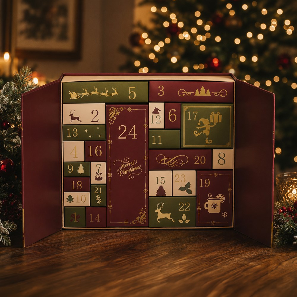 Ribbon tie advent calendar