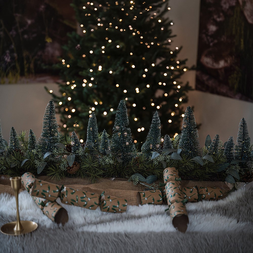 Light up brush tree centrepiece