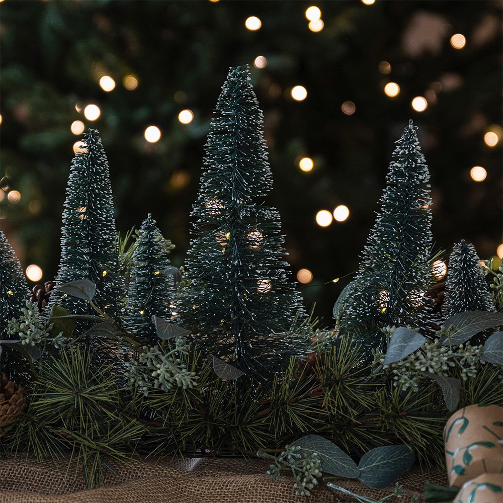 Light up brush tree centrepiece