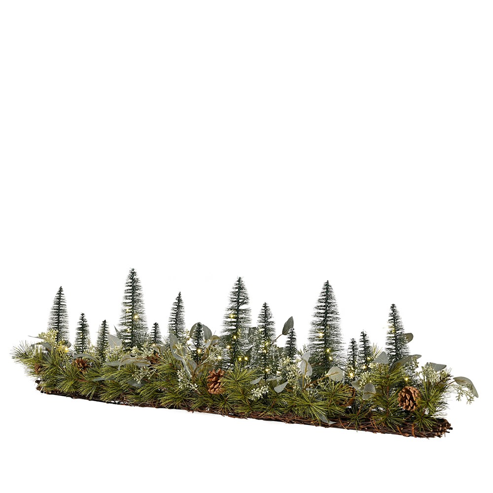 Light up brush tree centrepiece