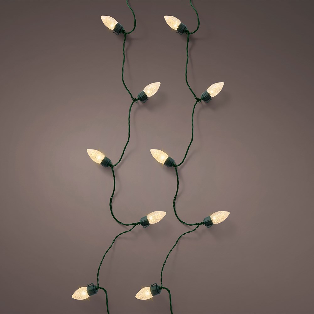 Large pinecone string lights