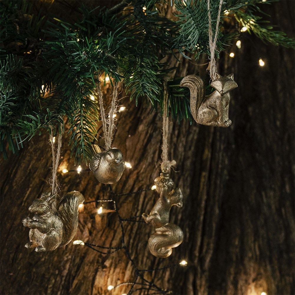 Gold woodland animals - assorted