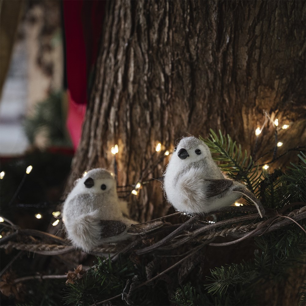 Bird on clip - set of 2