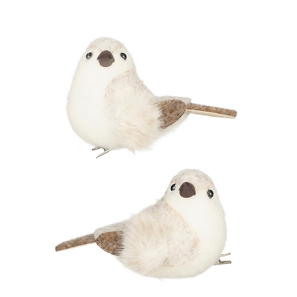 Bird on clip - set of 2
