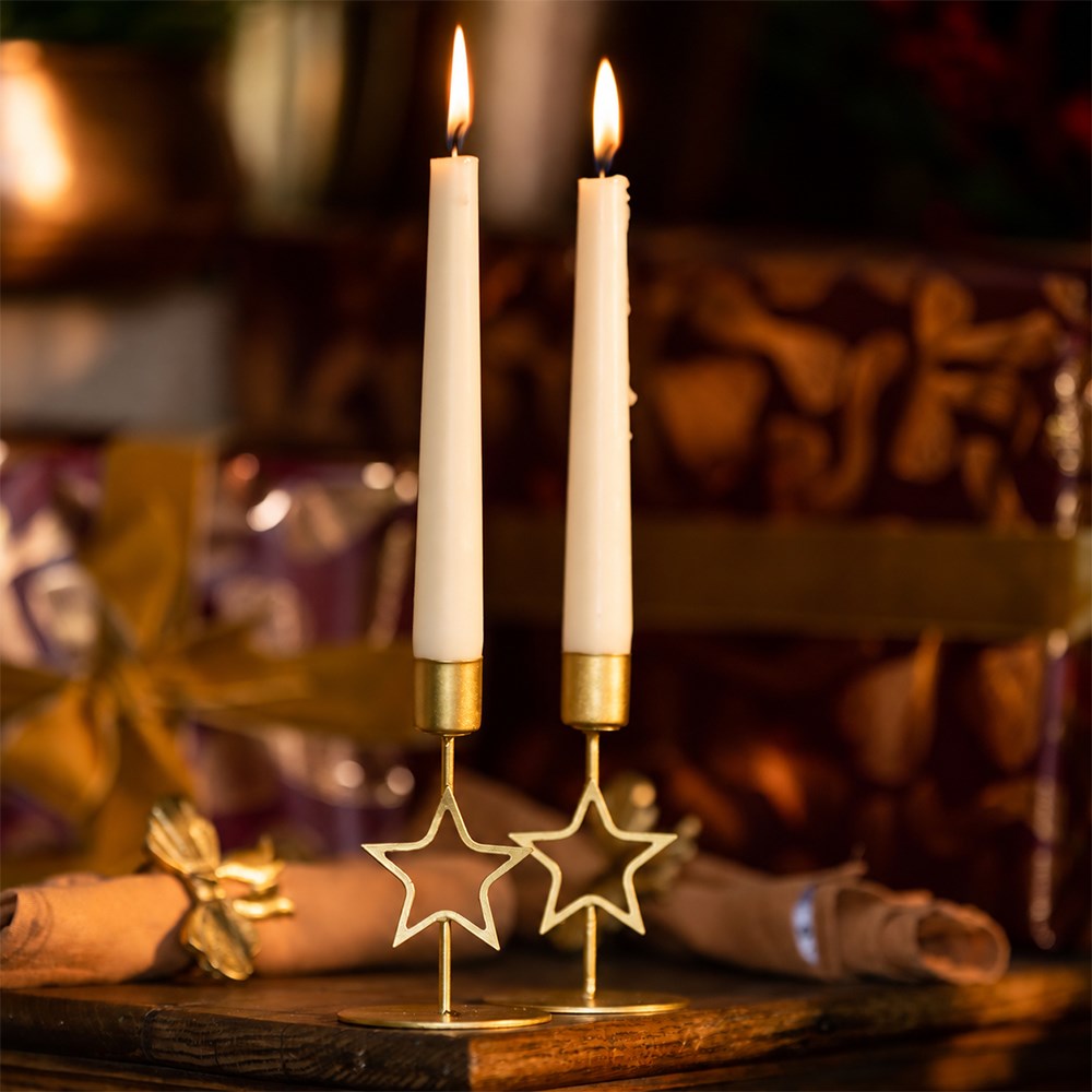 Star candle holder