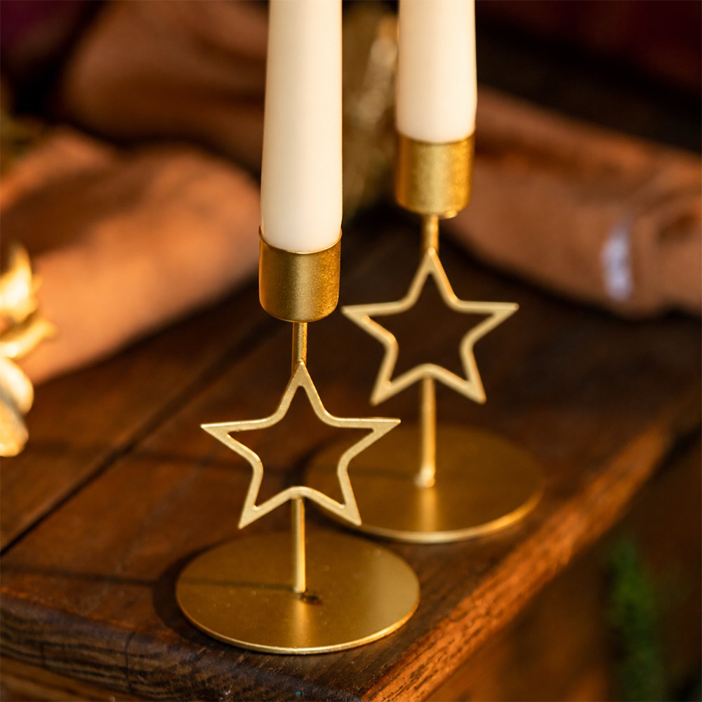 Star candle holder