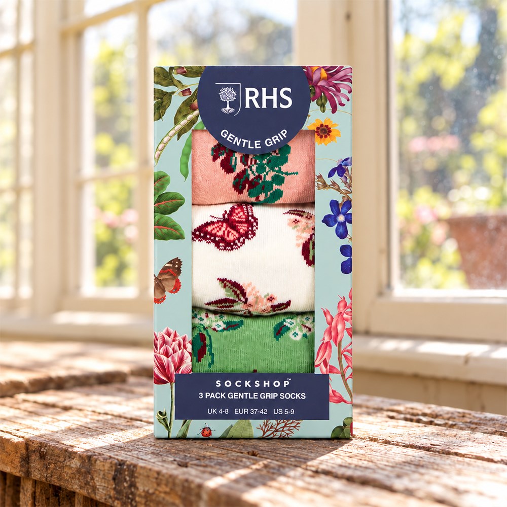 RHS Women's 3 pair gift box - bugs & blooms
