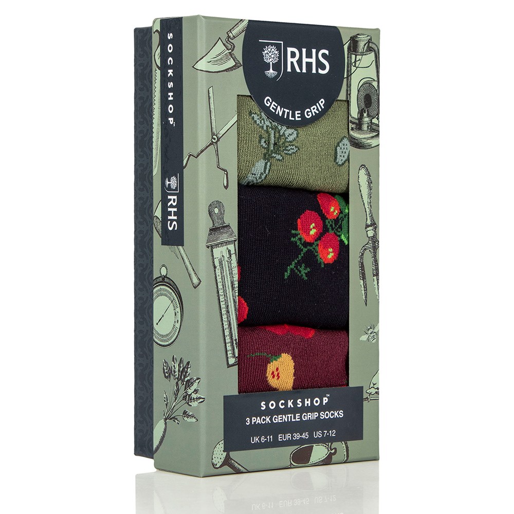 RHS Men's 3 pair gift box - allotment
