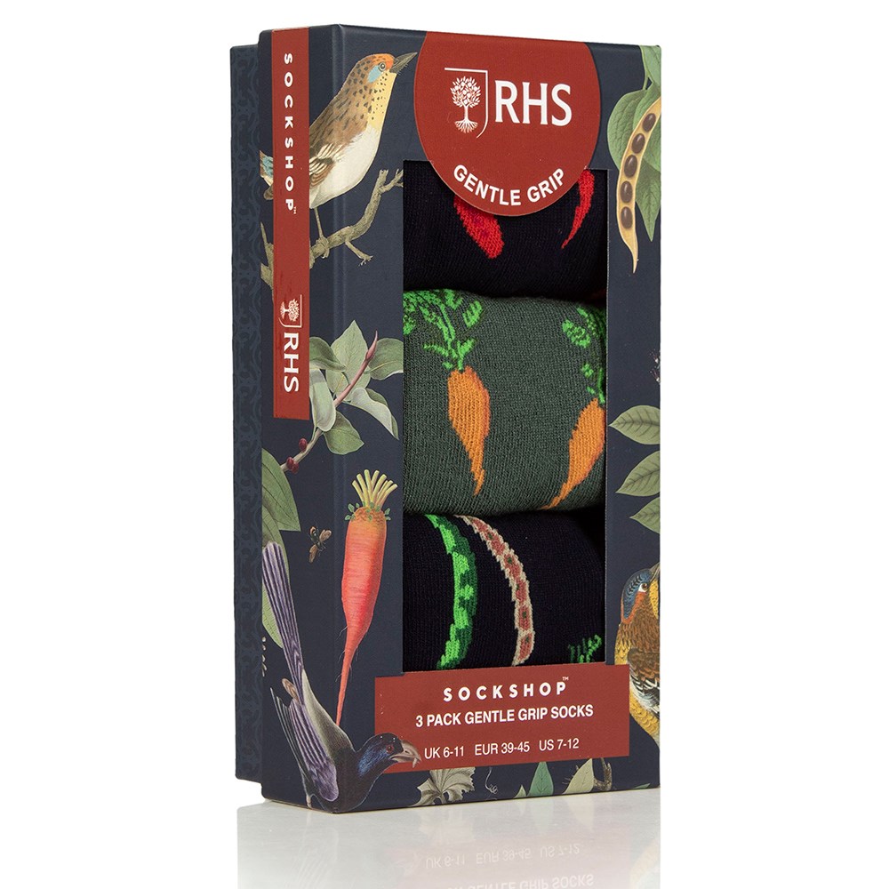 RHS Men's 3 pair gift box - vegetables