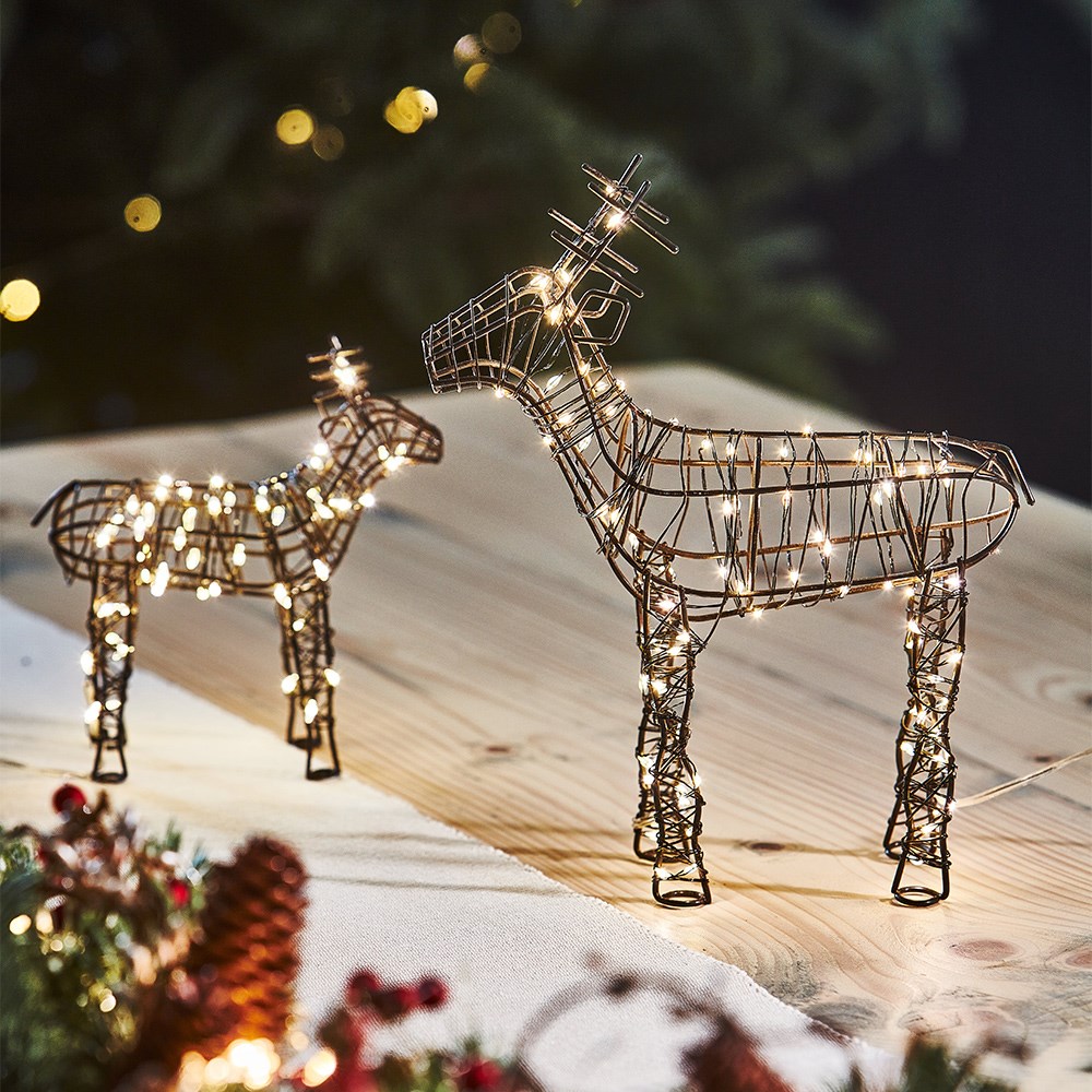 Light up table reindeer