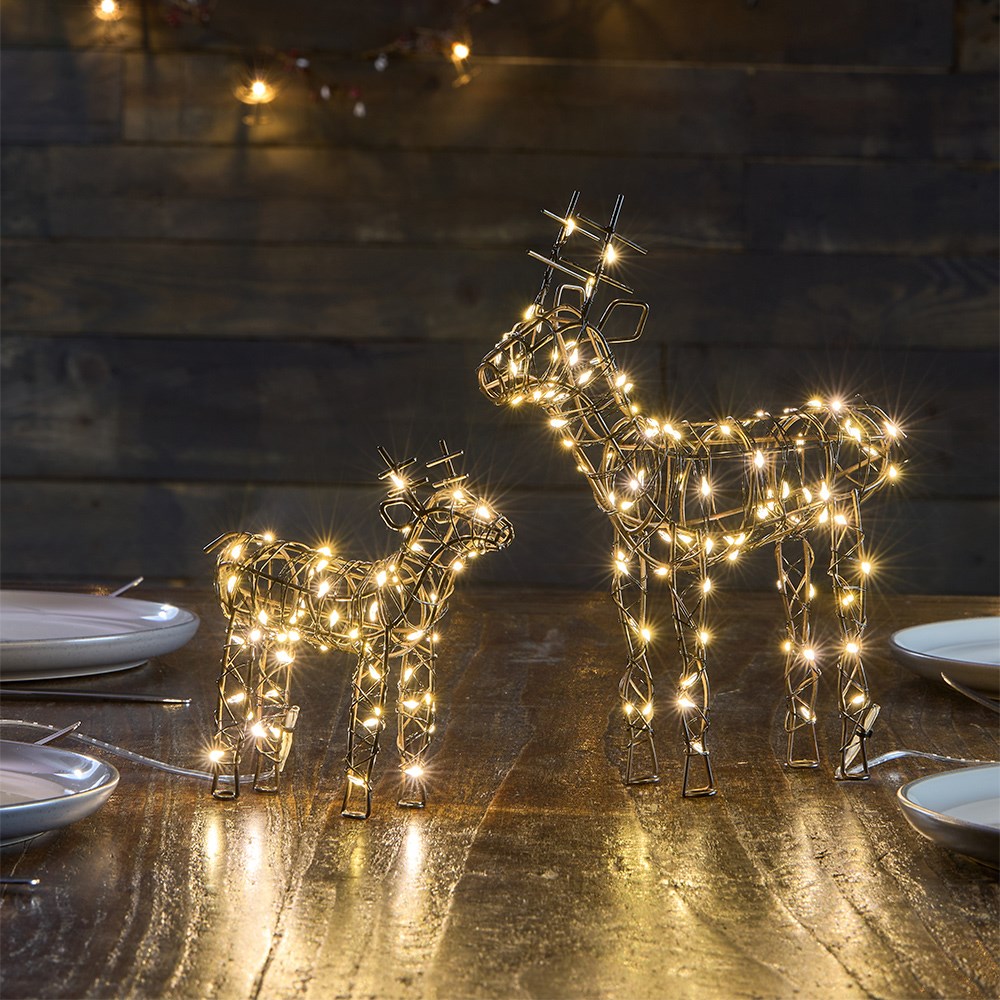 Light up table reindeer