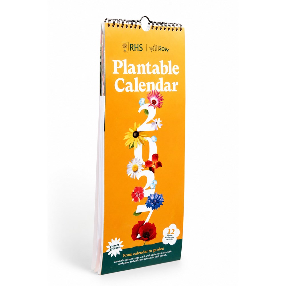 RHS 2027 plantable flower wall calendar